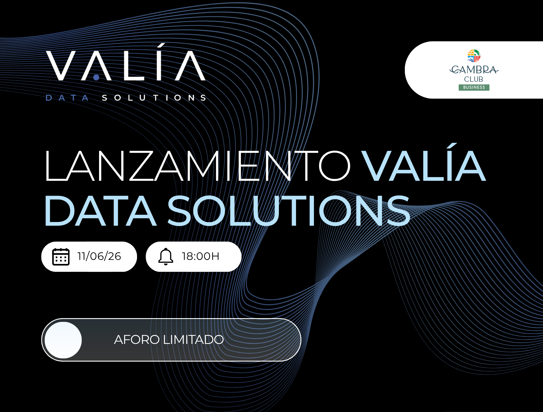 La Cambra acogerá el evento de lanzamiento de Valía Data Solutions